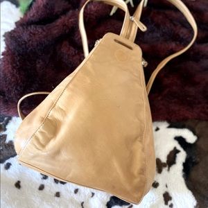 Tignanello tan leather backpack in good shape